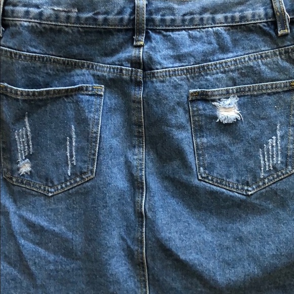 Jean high waisted skirt - Picture 6 of 6